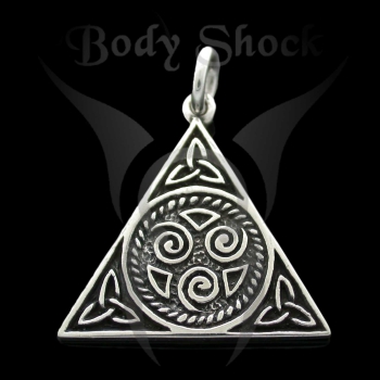 Silberanhänger - Keltisches Amulett